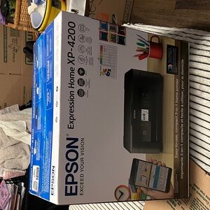 Epson Expression Home XP-4200 Box with Blue Accents